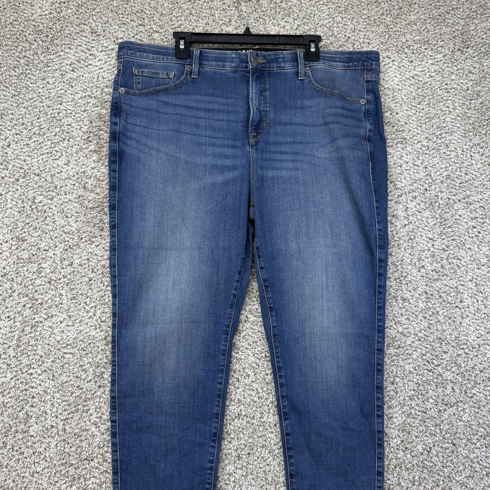 Torrid Jeans Women's 20S Sky High Skinny Premium Stretch Medium Wash Plus Size - Picture 2 of 15